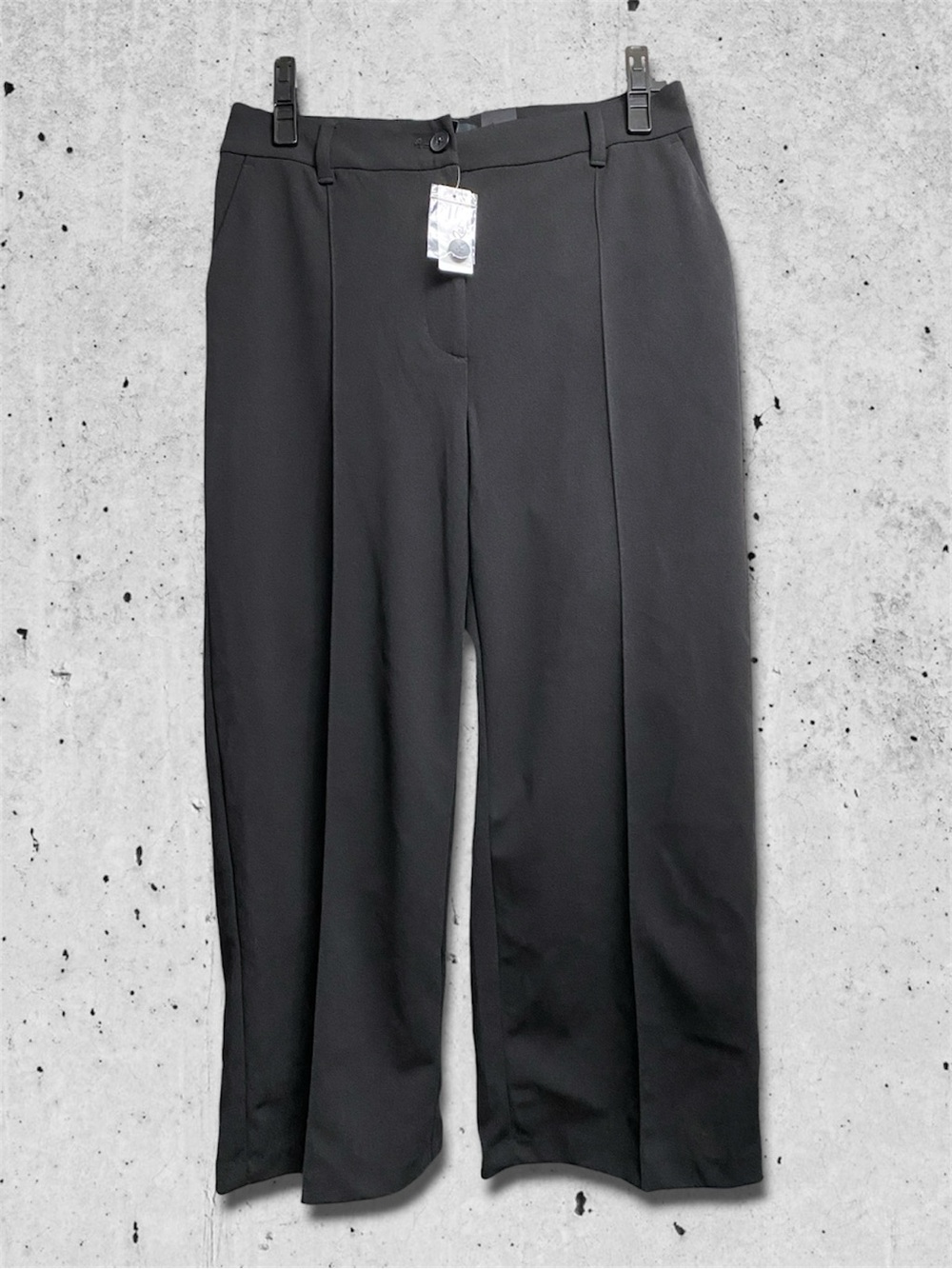 Reitmans Black Wide-Leg Trousers
